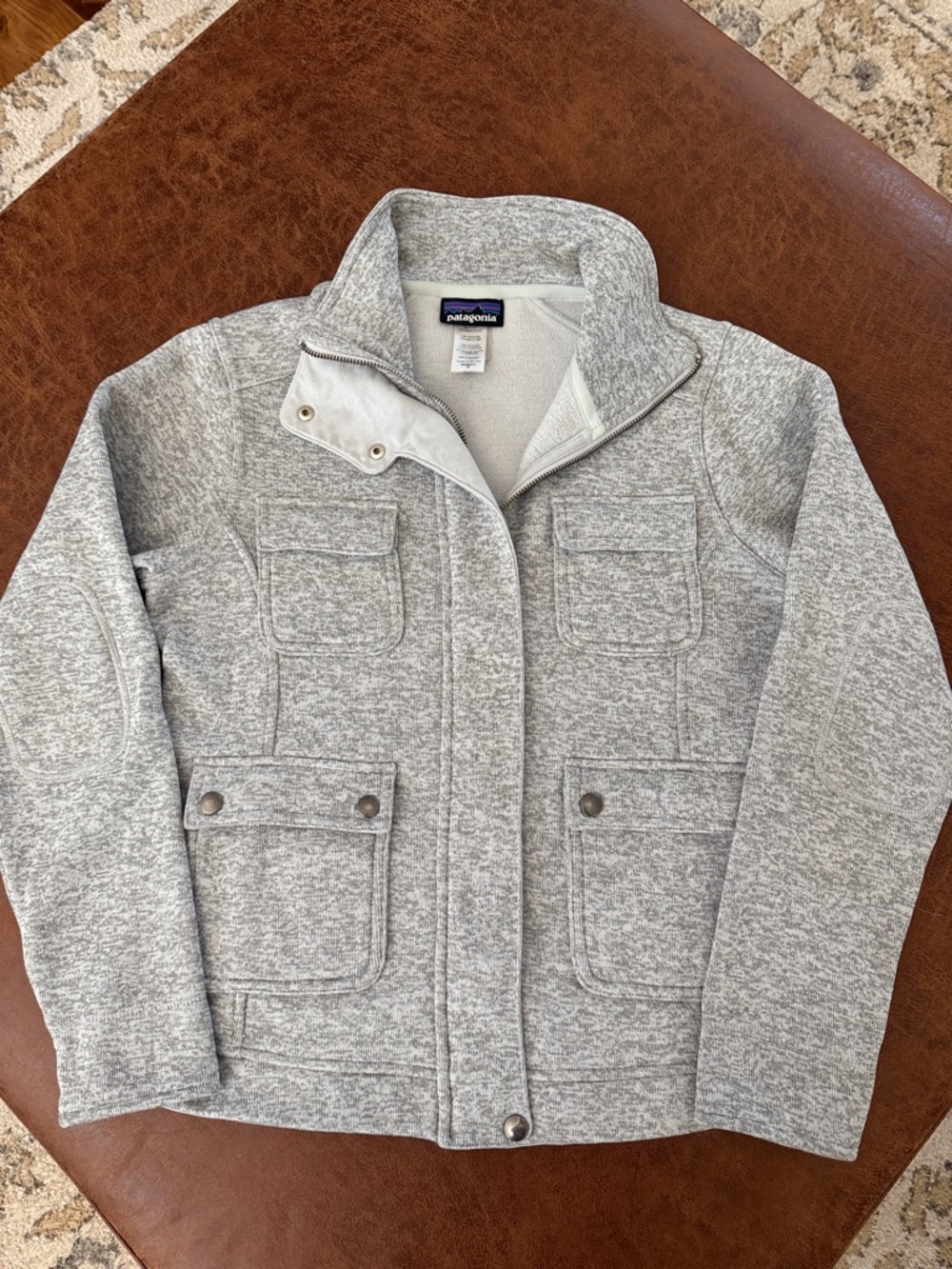 Patagonia Better Sweater Full Zip Jacket in Light Gray